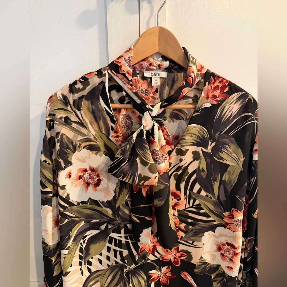 Floral and Animal Print dress shirt